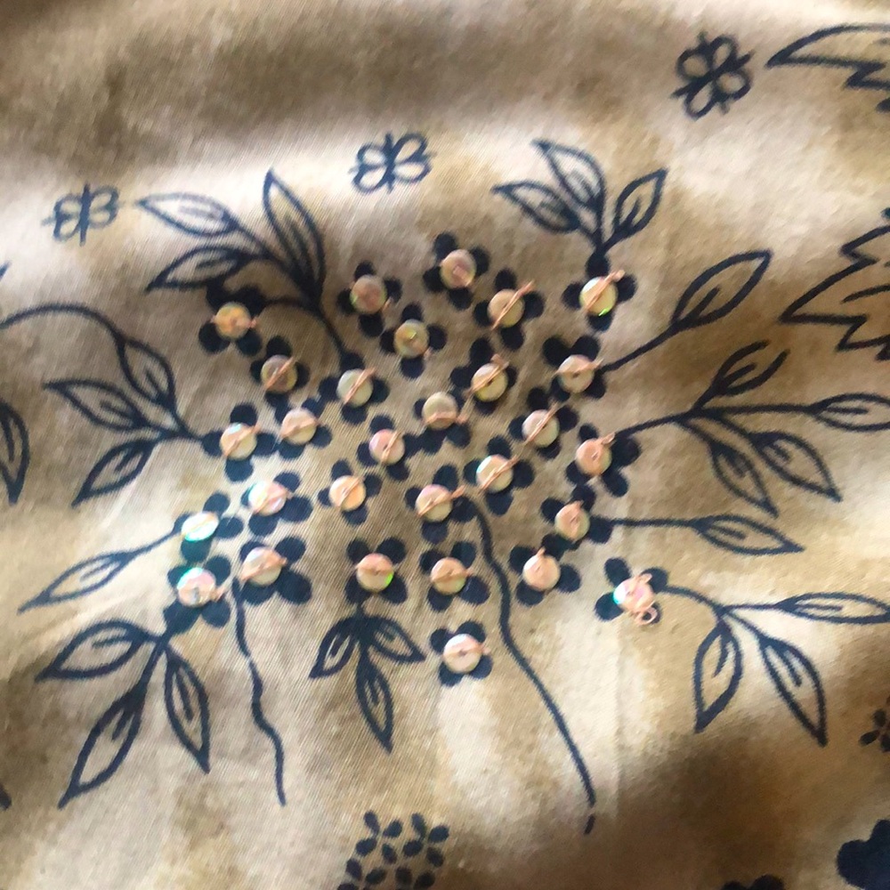 Kaktus Vintage Aline skirt, Multicolor skirt with small detail of mini S… - Picture 13 of 16